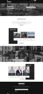 Site web Immodev réalisé par ID-3 Innovations