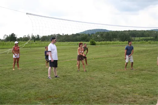 Partie de volley-ball