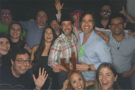 Party de Nöel 2021, photo de groupe